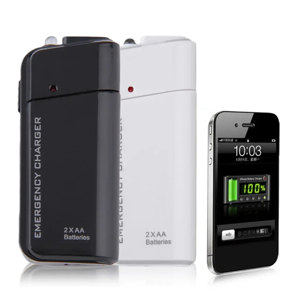 Tragbare Batterie Power Bank | AA Notfall-Ladegerät
