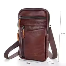 Camden Leder Crossbody Tasche