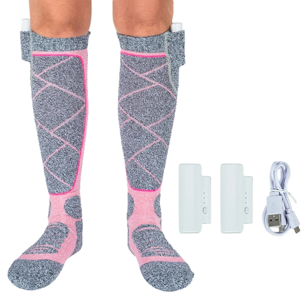 Aufladbare Outdoor-Sport-Ski-Heizsocken