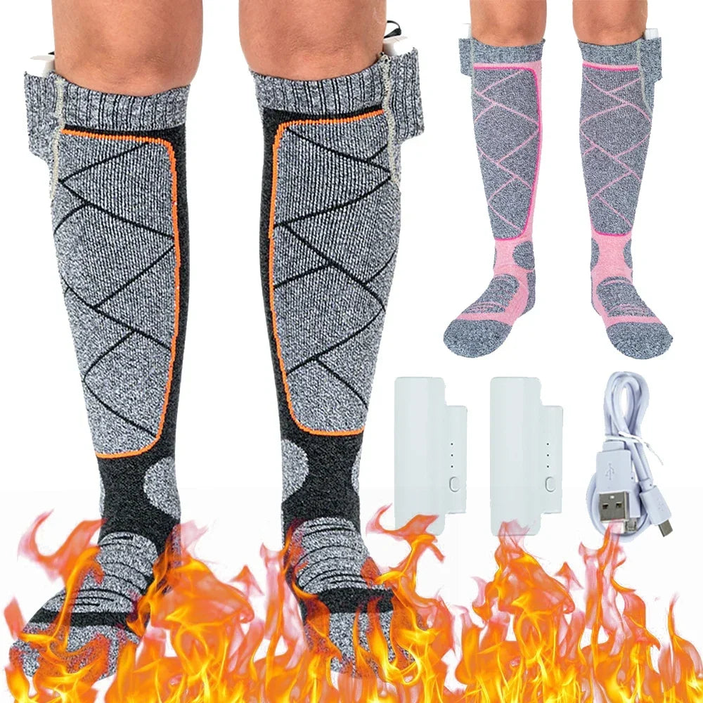 Aufladbare Outdoor-Sport-Ski-Heizsocken