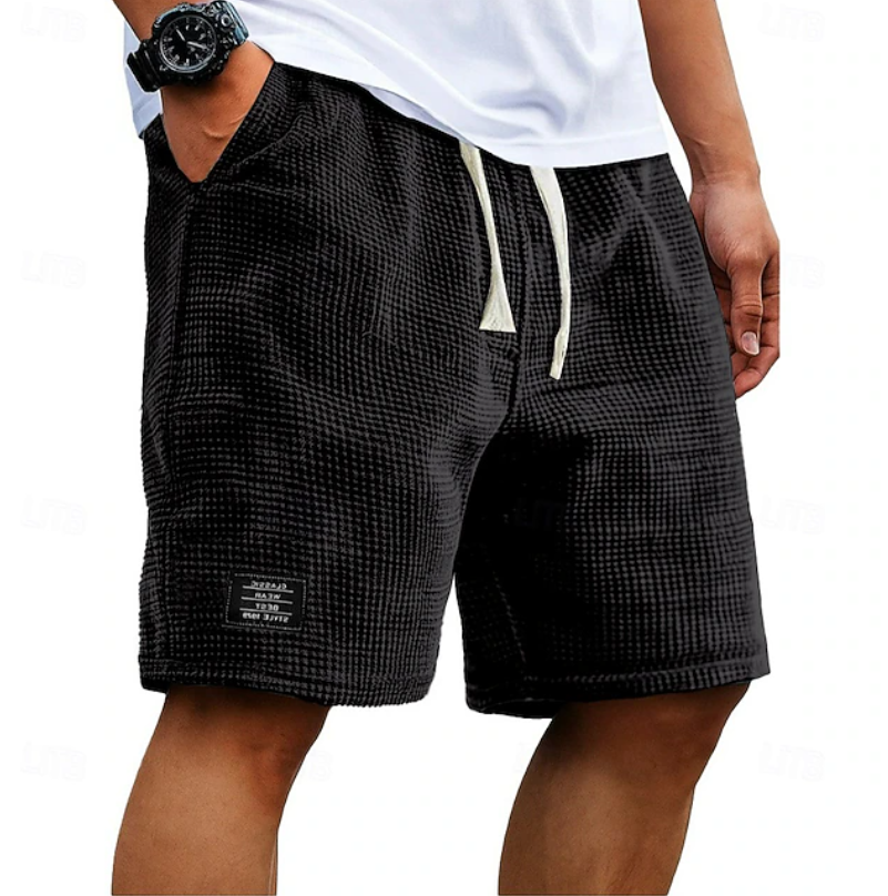 Casual Waffle Sommer-Shorts