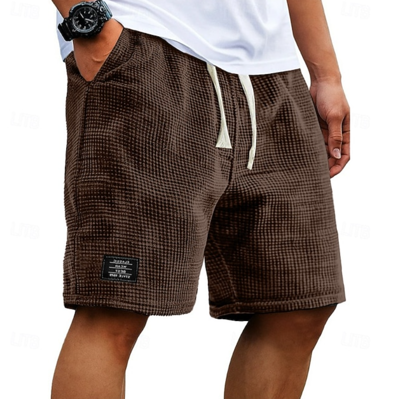 Casual Waffle Sommer-Shorts