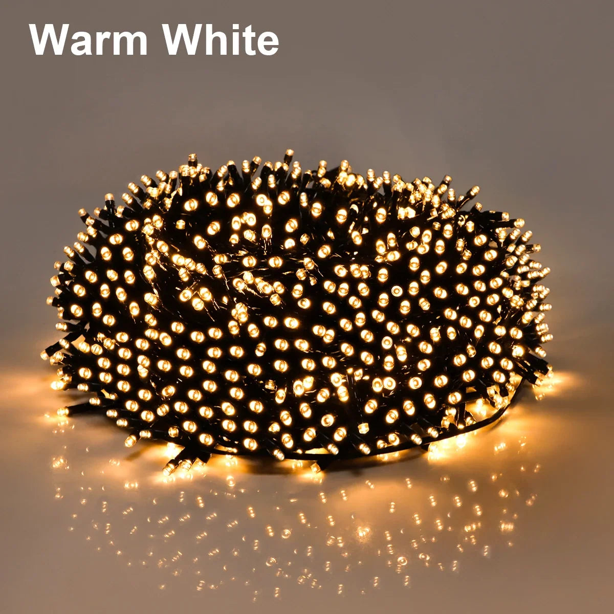LED Lichterkette Außen 24V | 8 Leuchtmodi | Wasserdicht IP65 | 10–100 m | Für Garten, Haus & Weihnachtsdeko