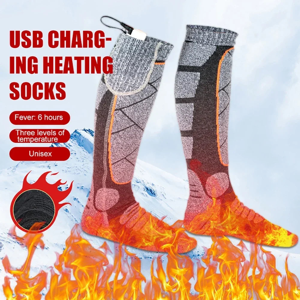 Aufladbare Outdoor-Sport-Ski-Heizsocken
