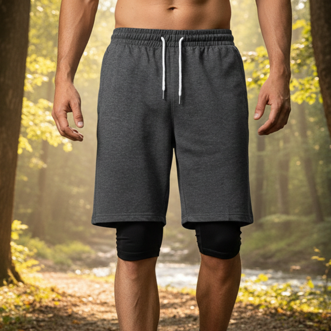 Camp Basel | Vaynor Elastischer Bund Kordelzug Shorts
