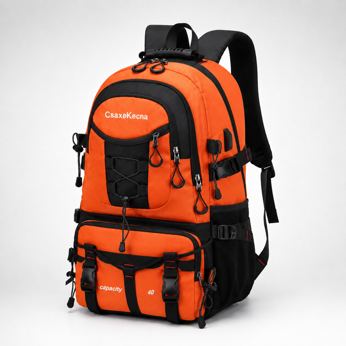 Camp Basel | BergTrail Pro 40L Wanderrucksack mit USB-Anschluss