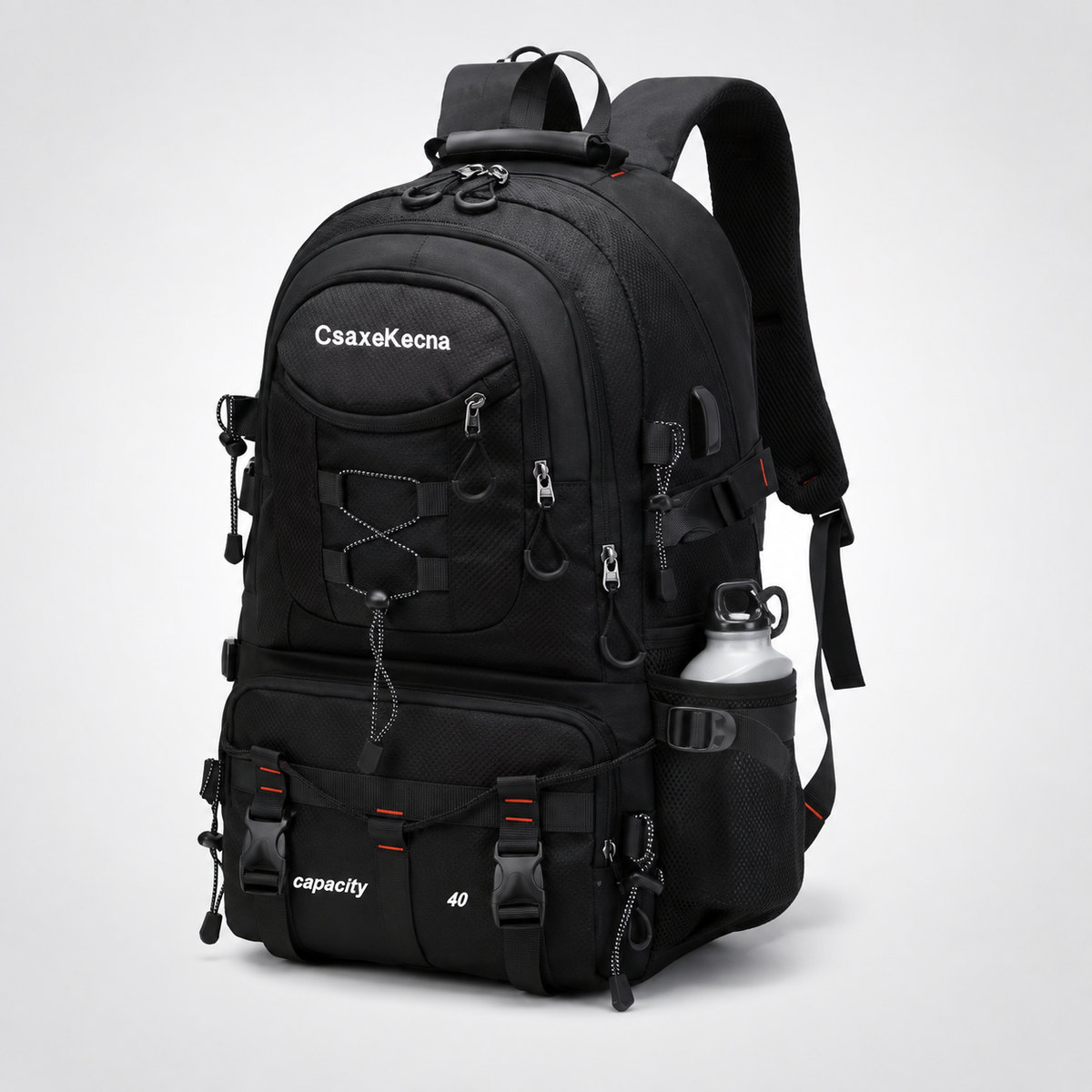 Camp Basel | BergTrail Pro 40L Wanderrucksack mit USB-Anschluss
