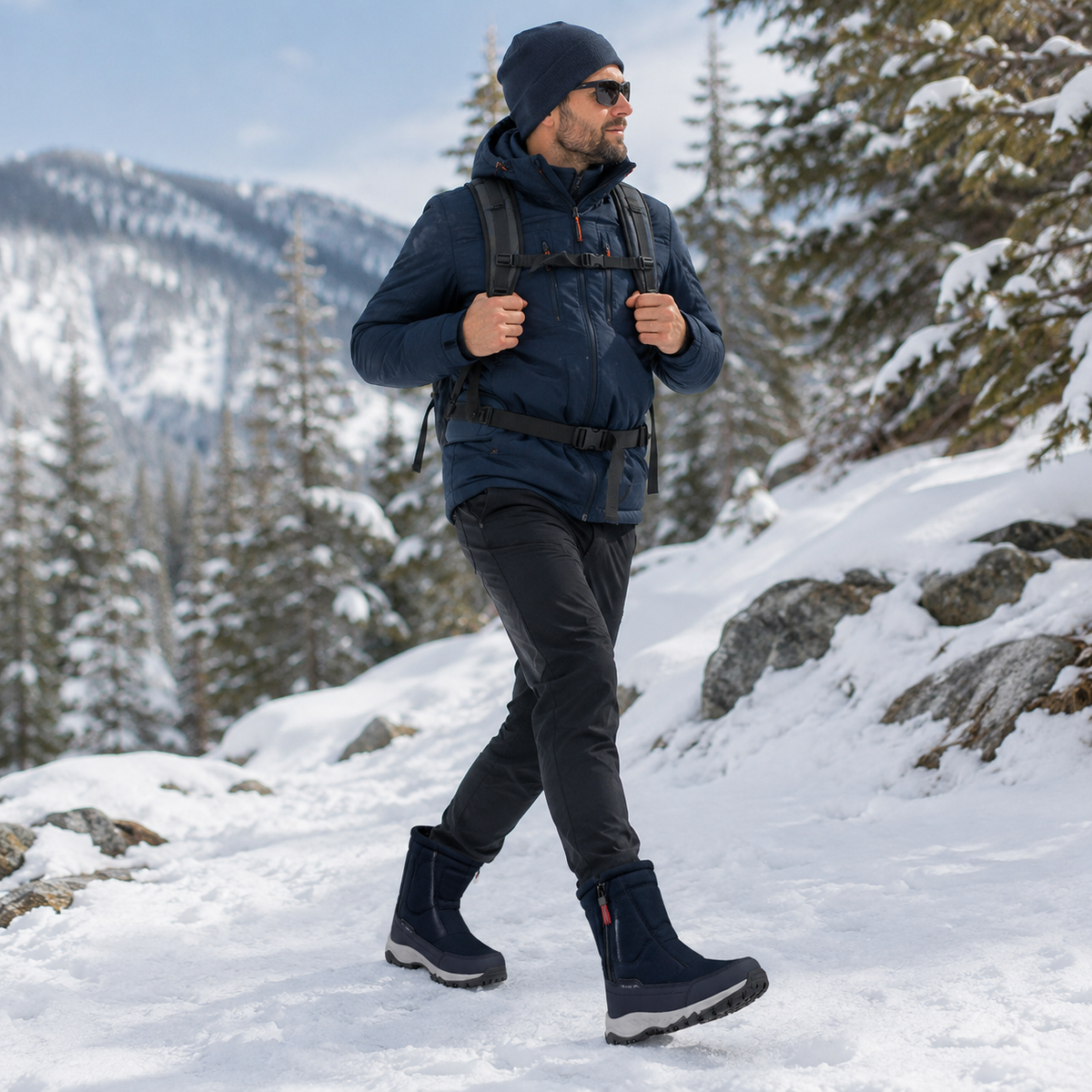 Camp Basel | Isolierte Wasserdichte Winterstiefel