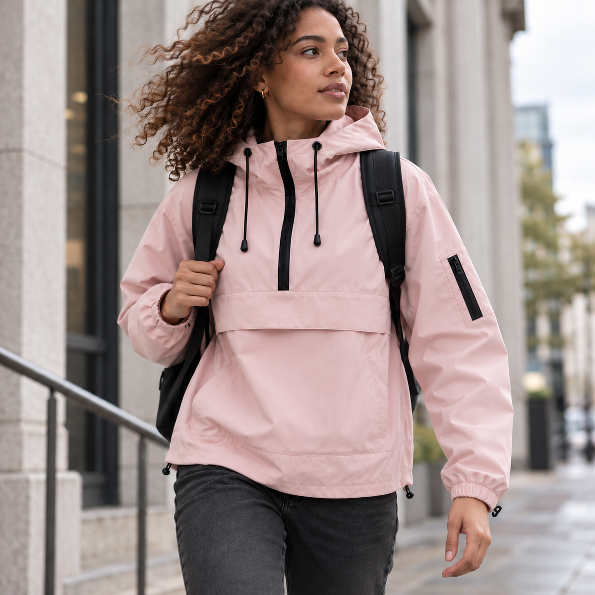 Camp Basel | StormShield Parka Wasserdichter Allwetter-Mantel mit Kapuze