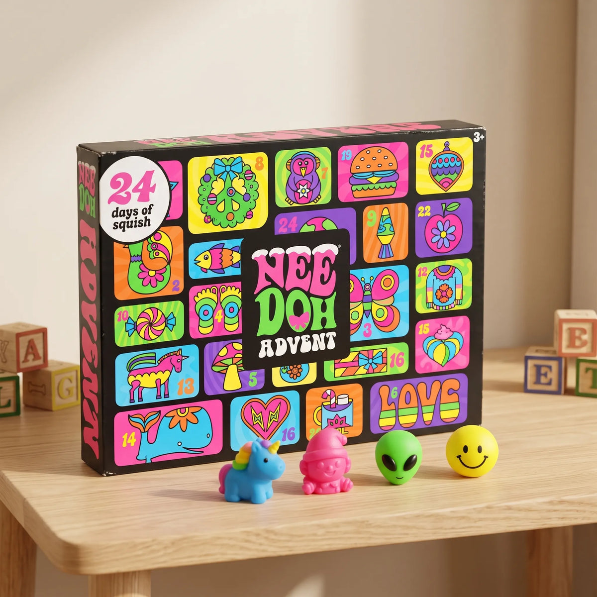Weihnachtskalender – 24 Bunte Figuren zum Sammeln