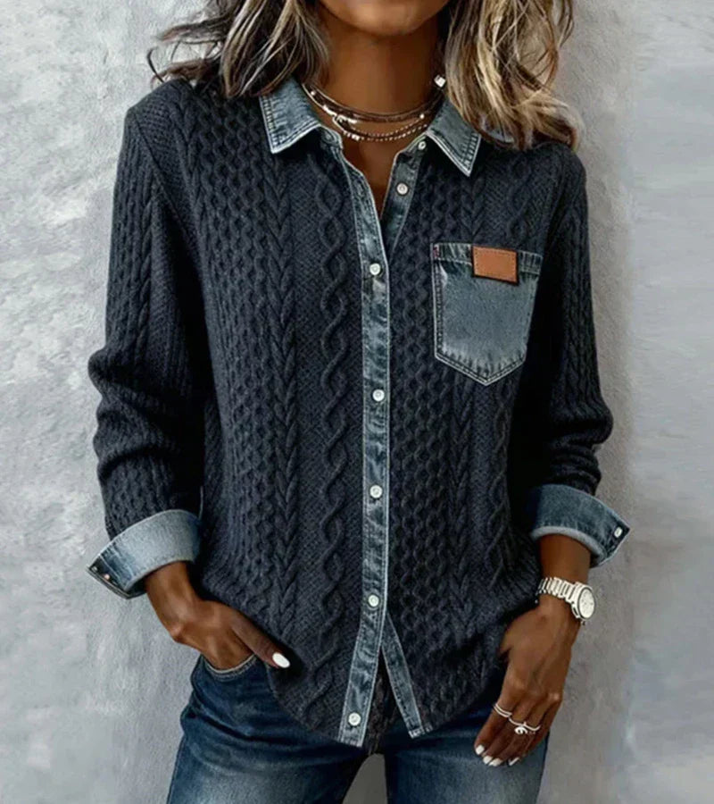 Arielle Patchwork-Stricktop