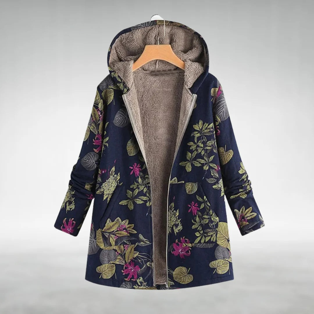 Florale Fleecejacke