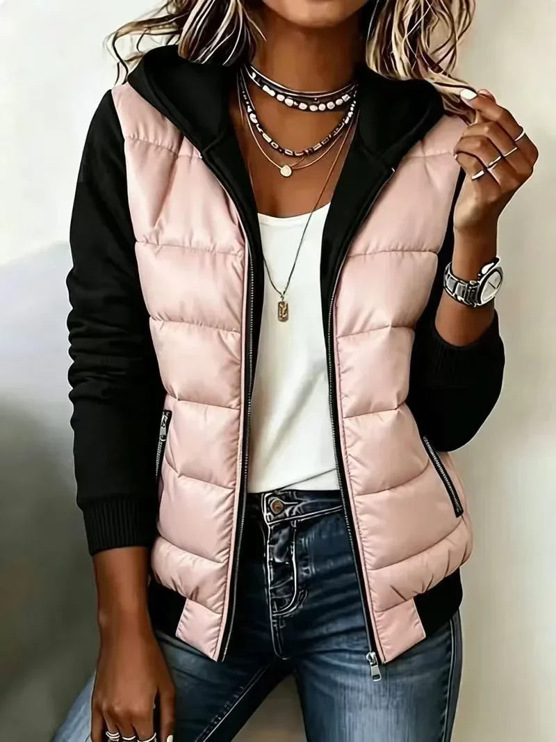 Sabrina Gefütterte Jacke mit Kapuze