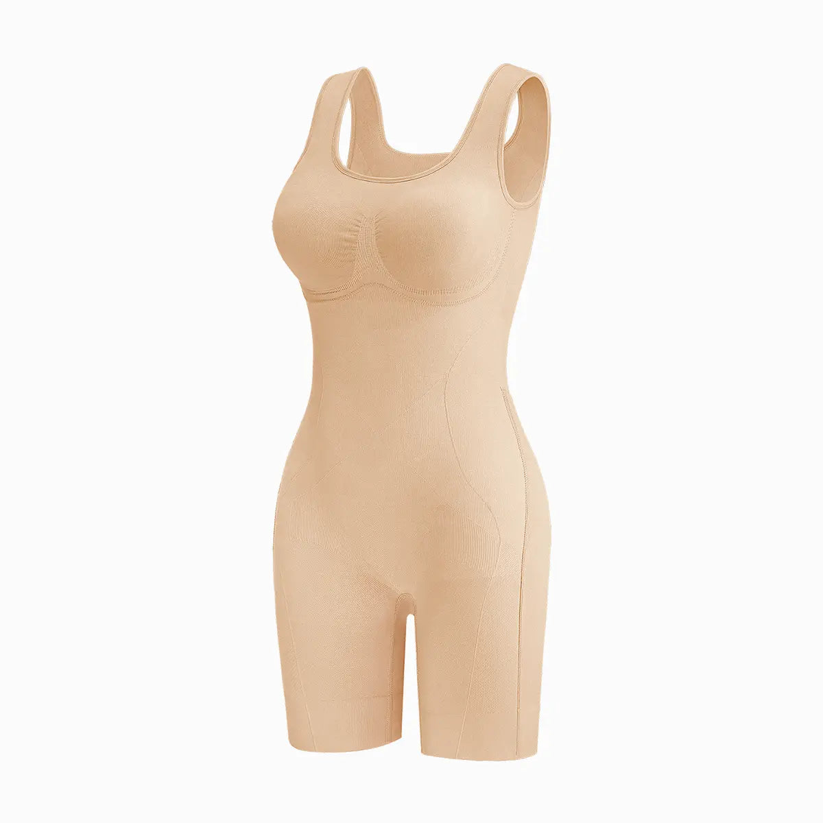 Bauchkontrolle Po-Lifting Faja Body mit Rückenstütze und offenem Rückendesign