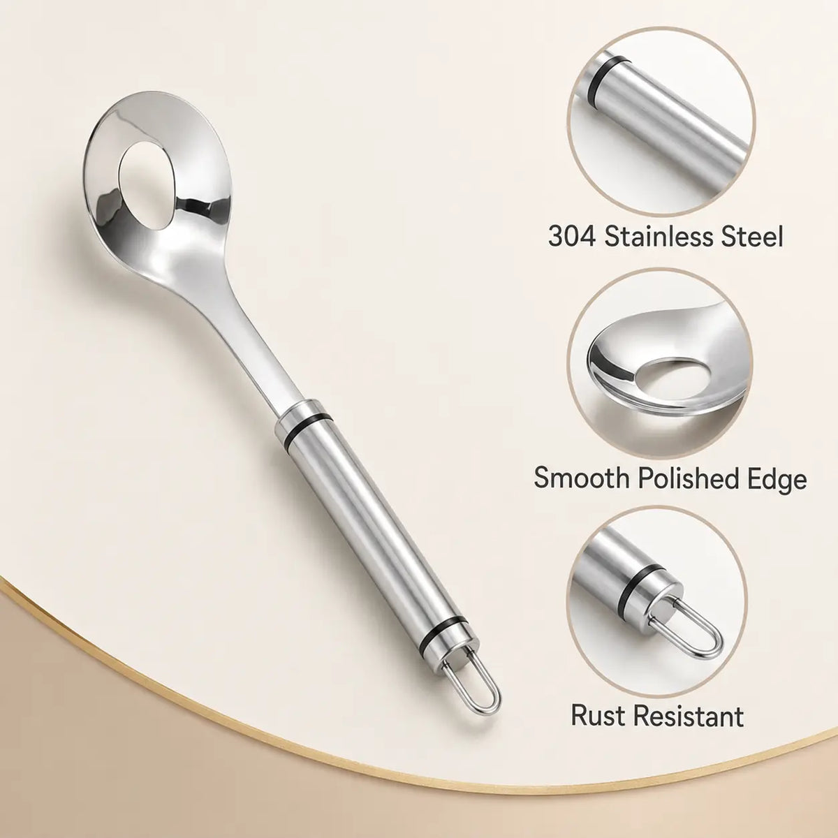 Edelstahl Fleischbällchen-Maker Löffel, Antihaft-Fleischbällchen Extrusionsschaufel
