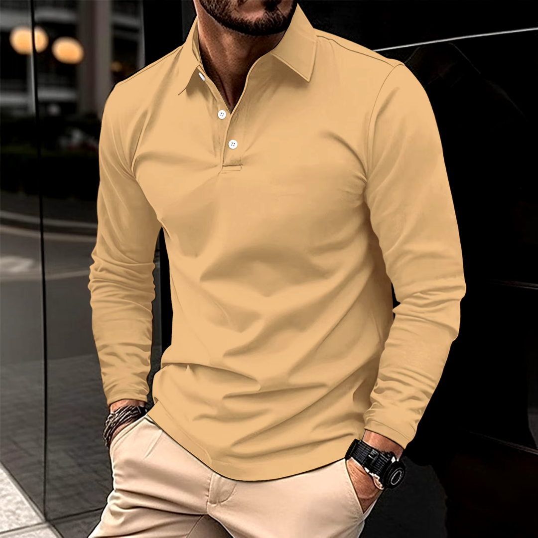 Smart Casual Langarm-Polo