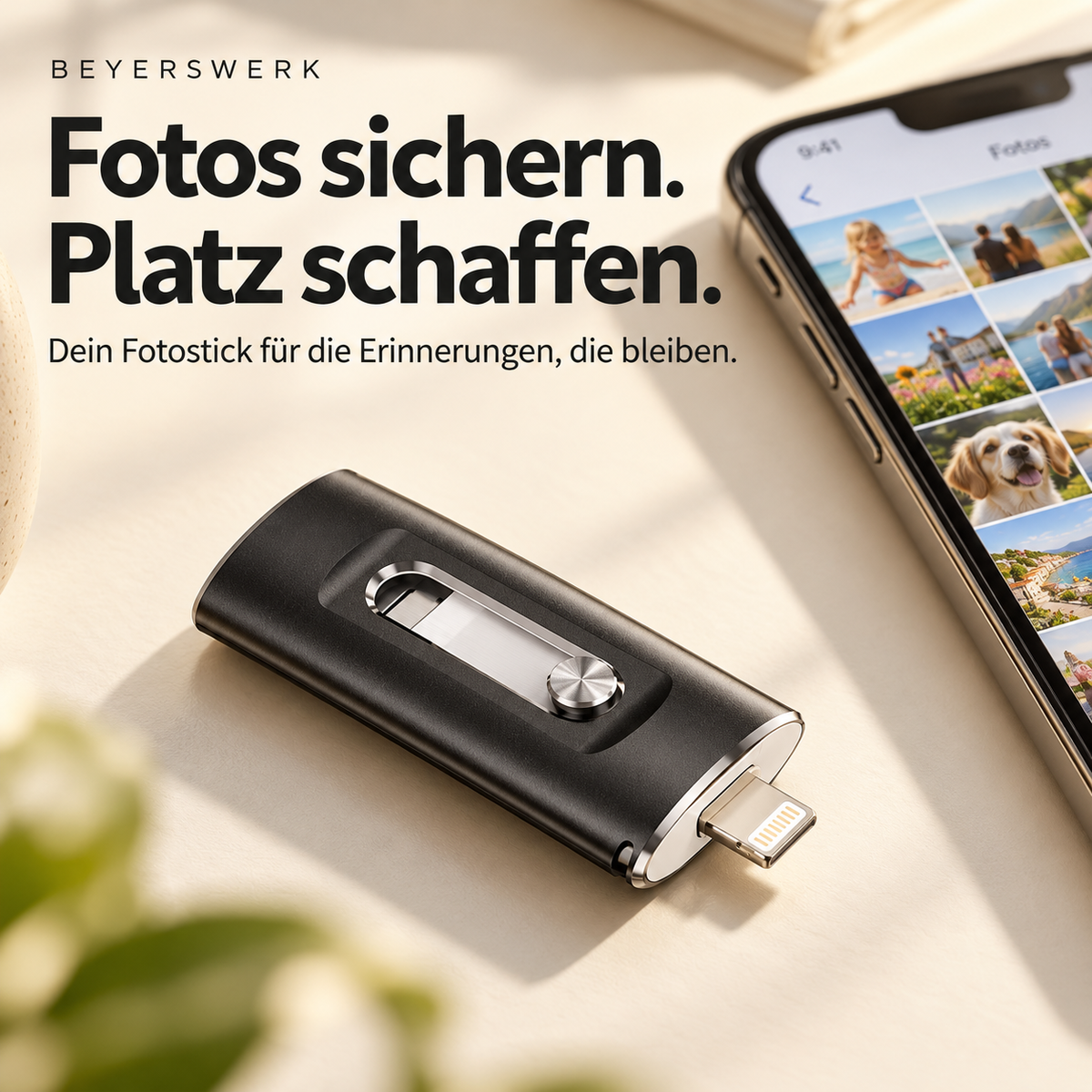 Fotostick für iPhone, Android & PC
