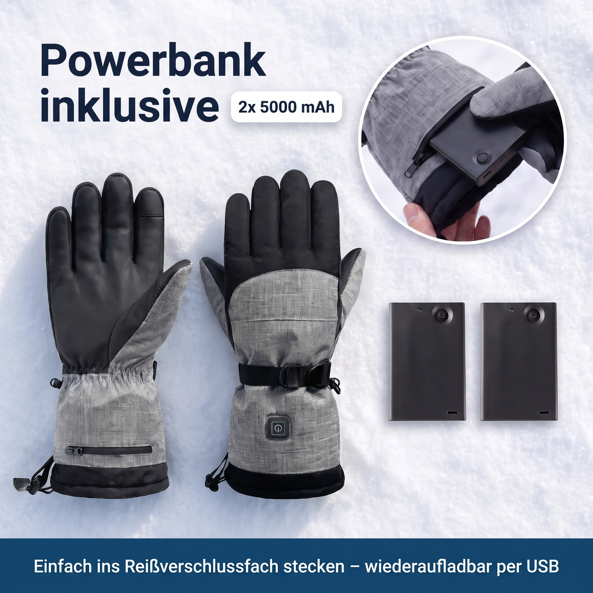 Beheizbare Winterhandschuhe