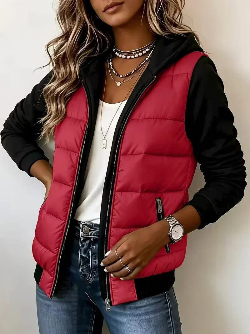Sabrina Gefütterte Jacke mit Kapuze
