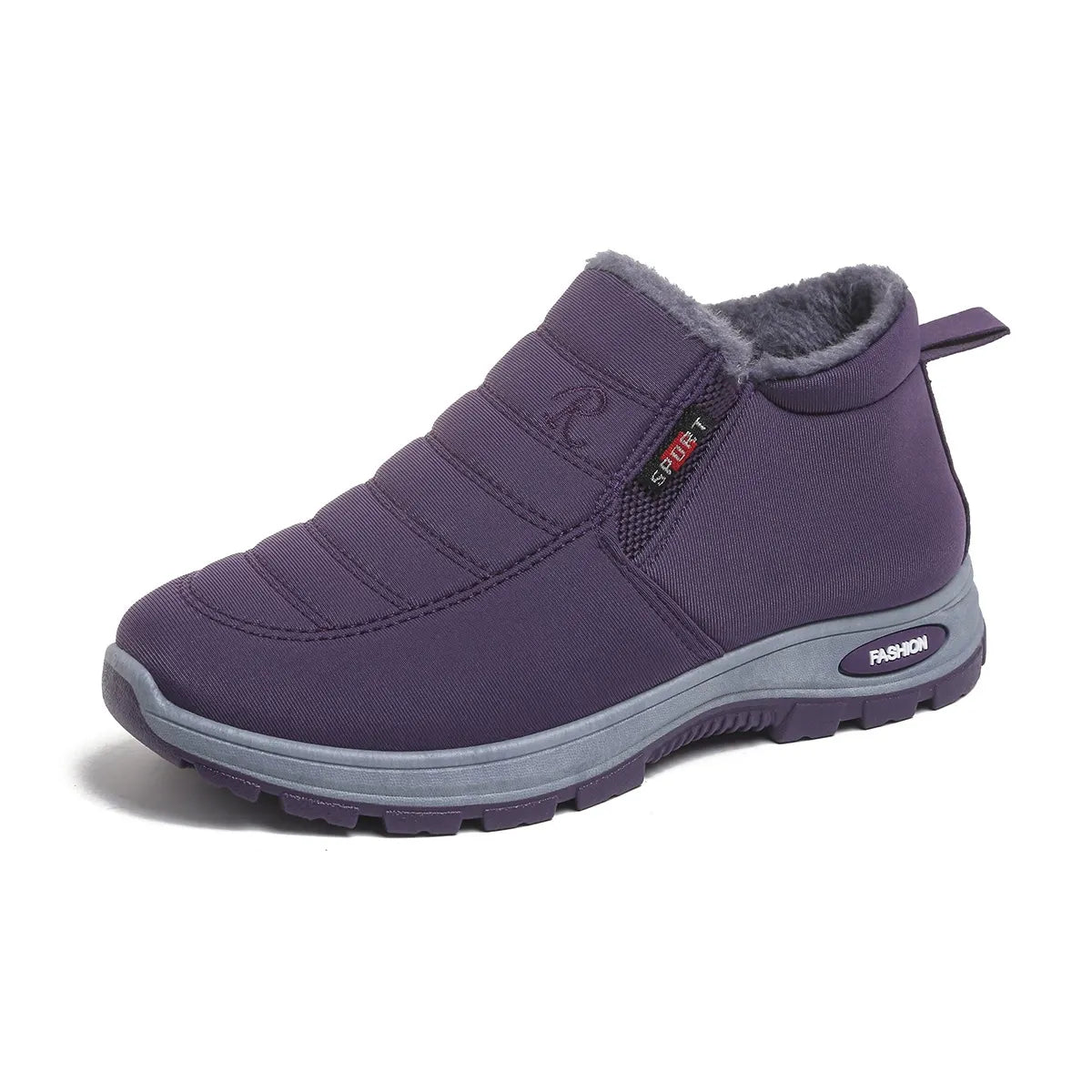 Unisex Winterstiefel mit flauschigem Futter, warm, bequem und rutschfest, ideal für kaltes Wetter