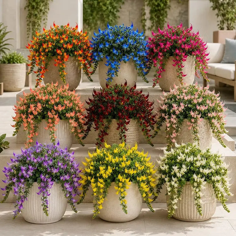 Papageienschnabel-Blumenzwiebeln – Einzigartige kaskadierende Blüten (100 Samen)