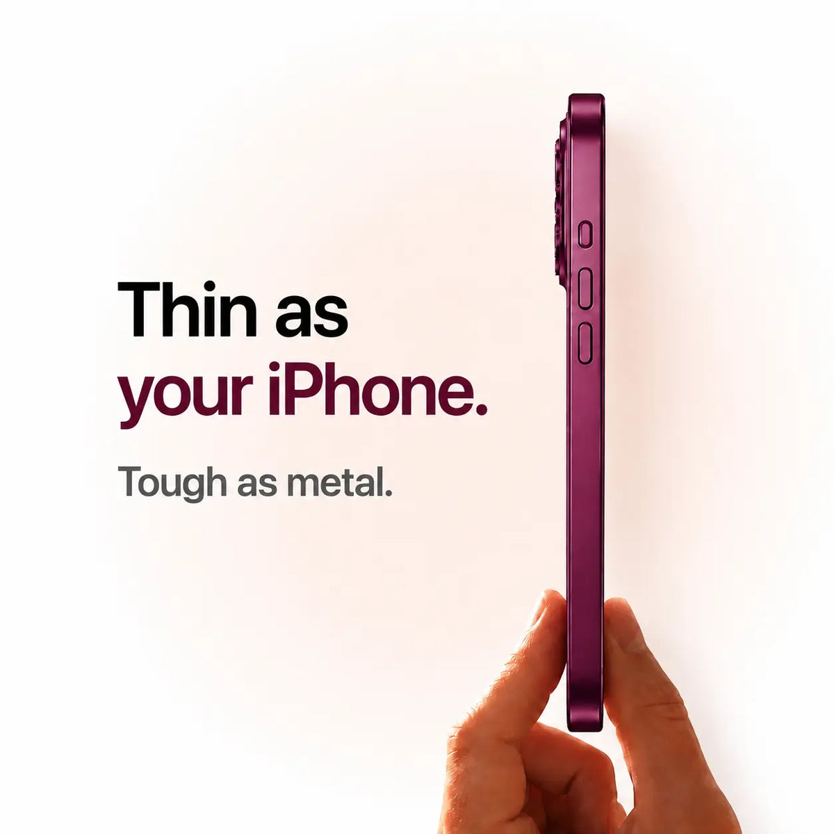 Metall iPhone Hülle