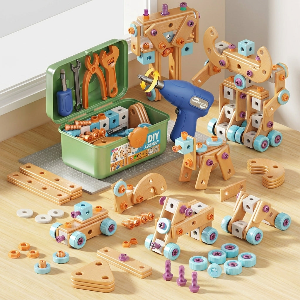 DIY-Schraubendreher-Spielset zum Bauen und Entdecken