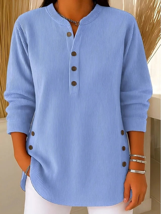 Relaxed Rundhals-Pullover