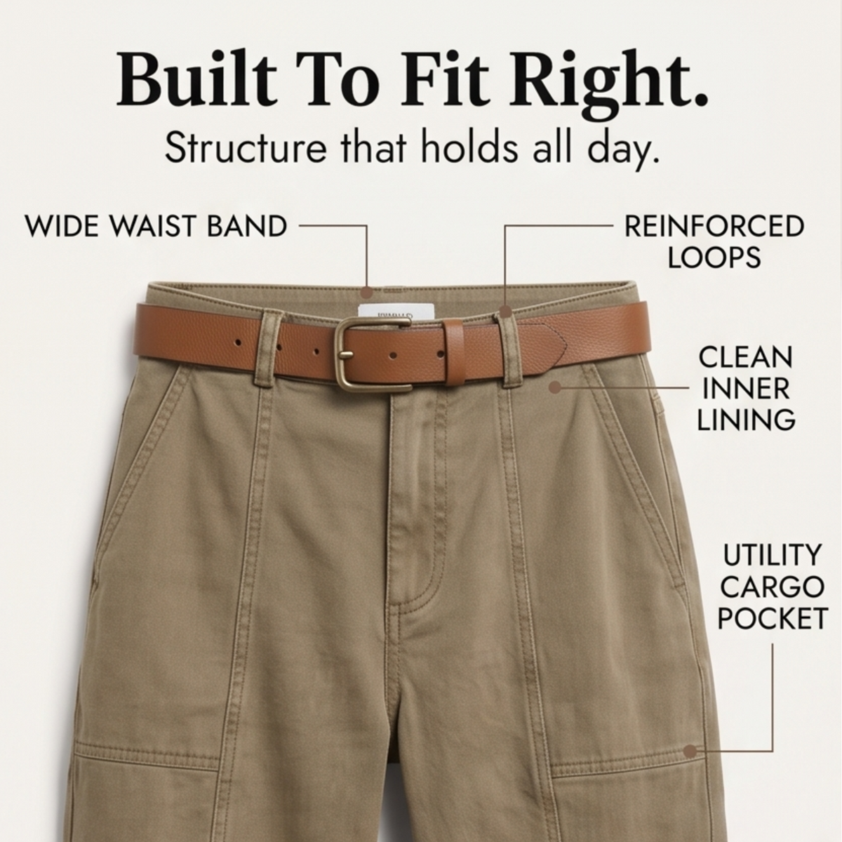 Tailored Utility Pants für Arbeit und Wochenende