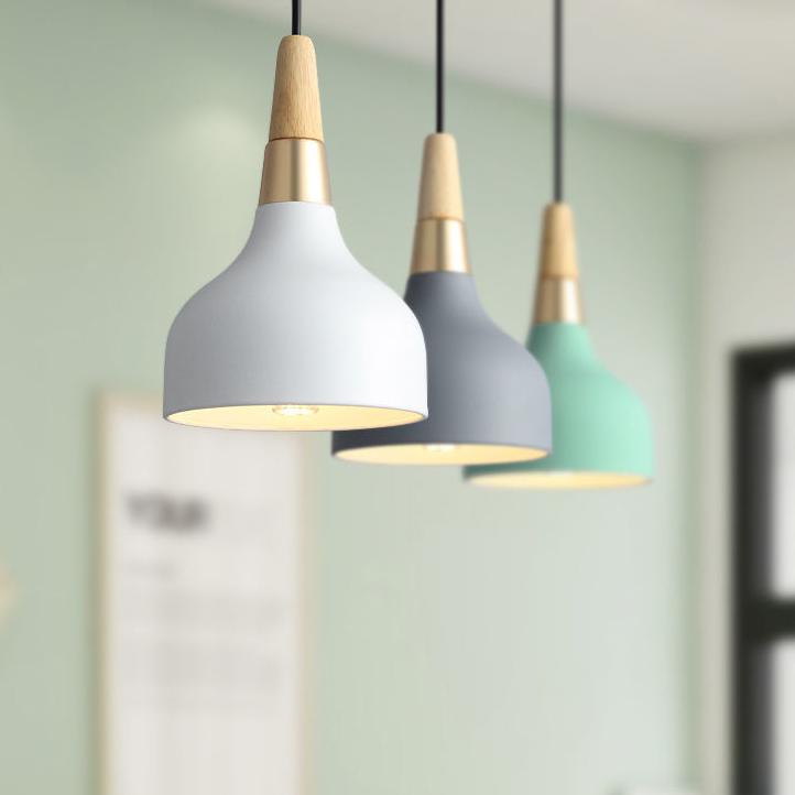 Moderne Macaron Disc Pendellampe