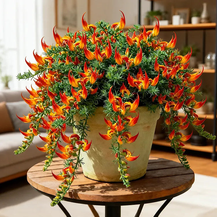 Papageienschnabel-Blumenzwiebeln – Einzigartige kaskadierende Blüten (100 Samen)