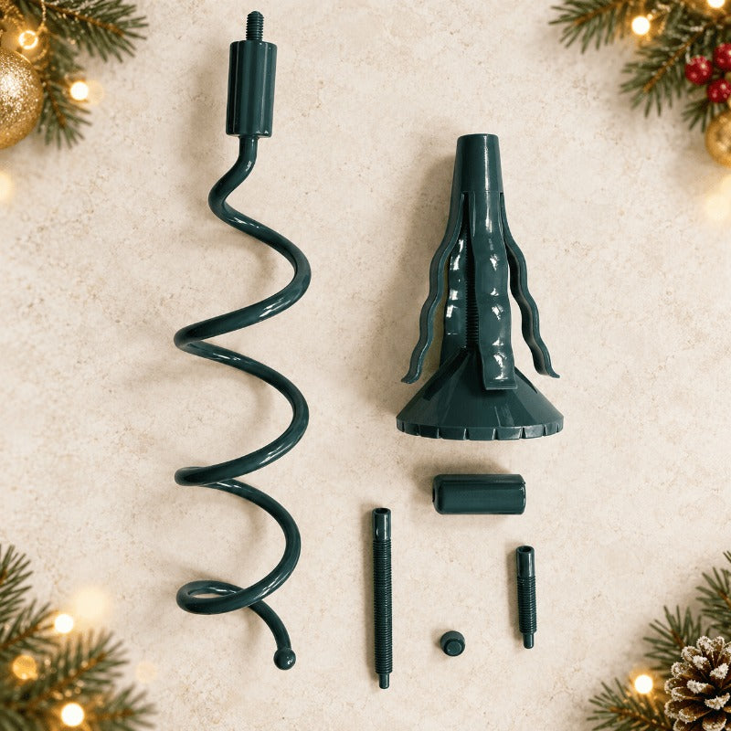 Sichere Christbaumspitzenhalterung