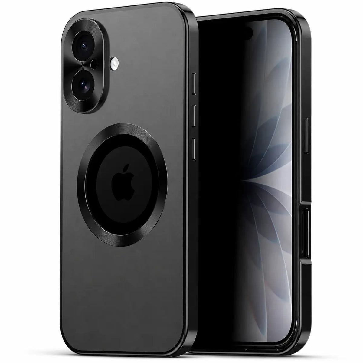 Magnetische iPhone-Hülle mit Metallrahmen und Privacy-Schutz