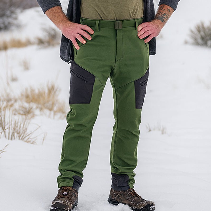 Herren Softshell Wasserdichte Outdoor Cargo Hose für Winter