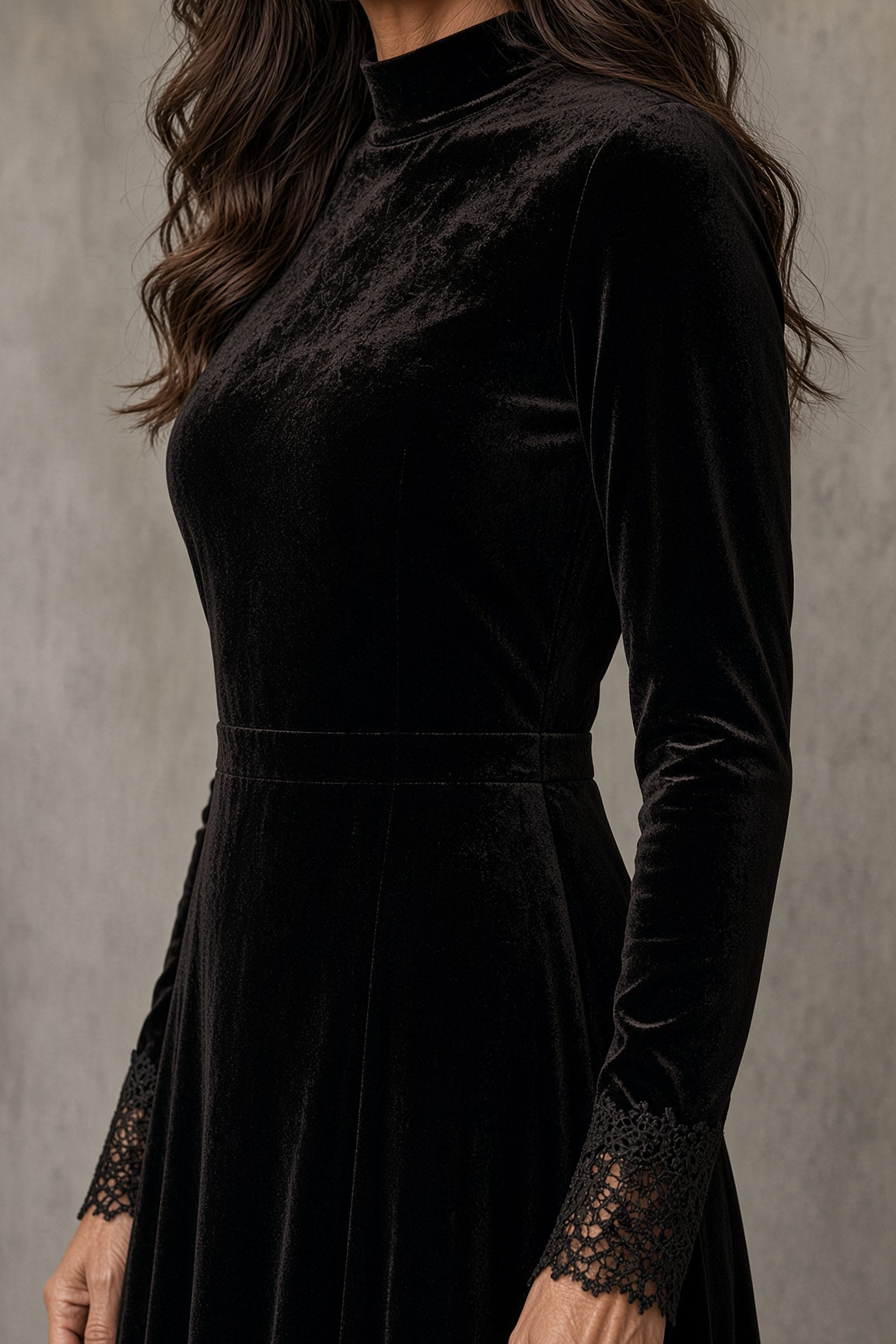 Lucienne Romantisches Samtkleid