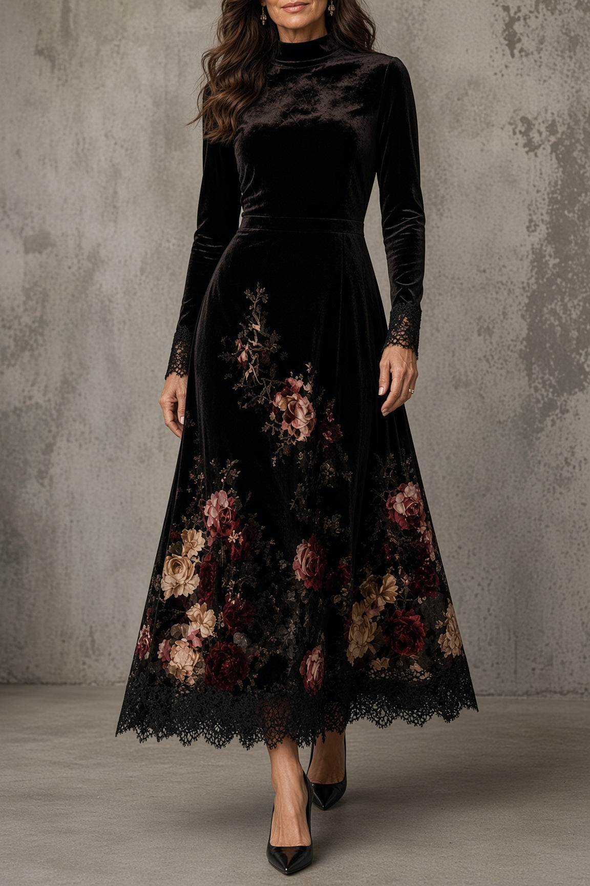 Lucienne Romantisches Samtkleid