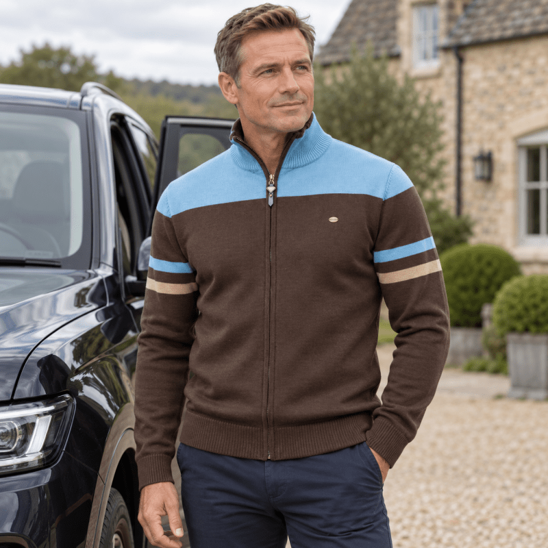 Kinsale Pullover mit Reißverschluss