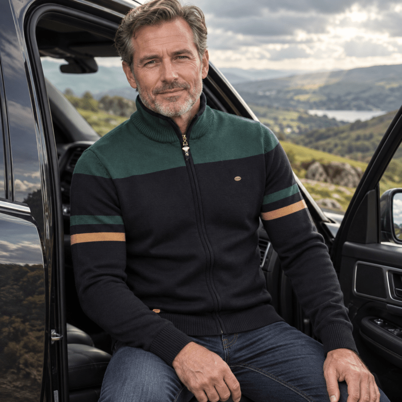 Kinsale Pullover mit Reißverschluss
