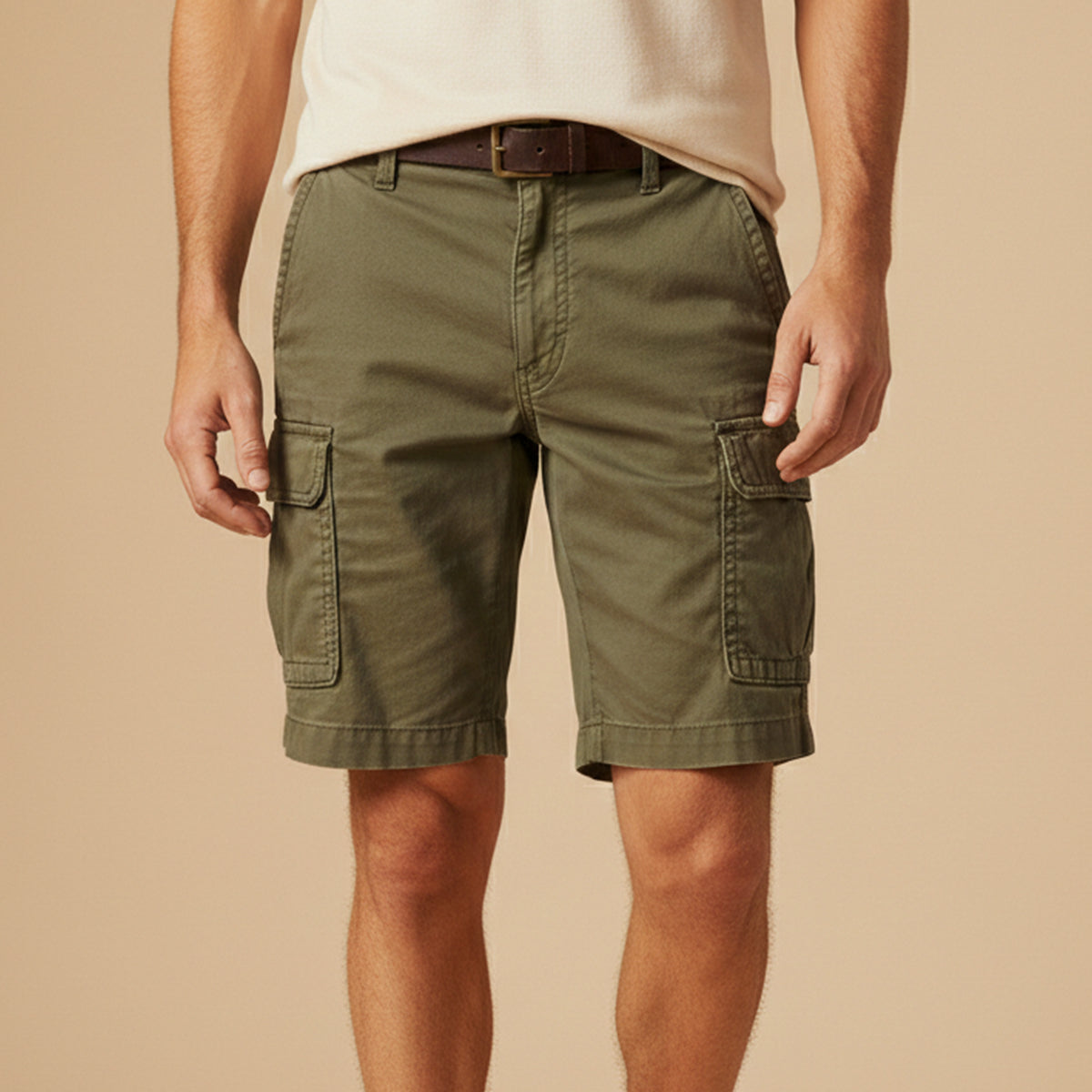 Herren Cargo Shorts mit Regular Fit