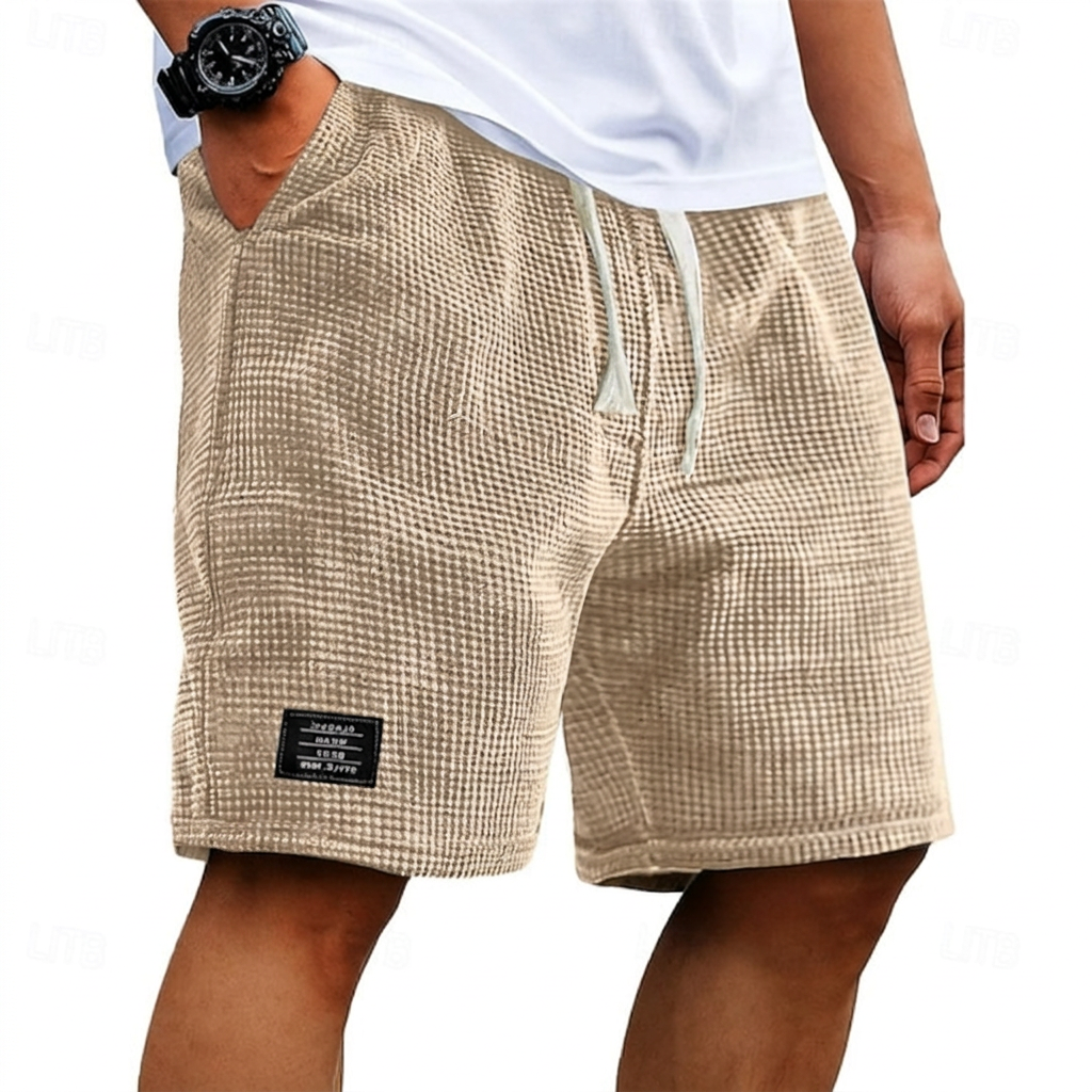 Casual Waffle Sommer-Shorts