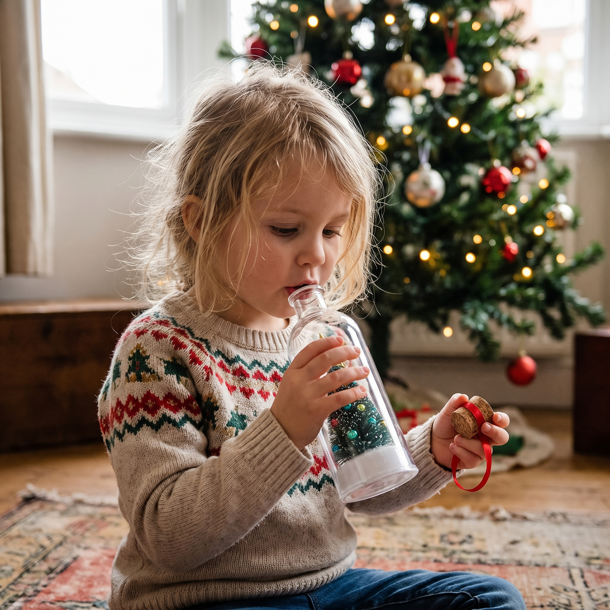 Weihnachtserinnerung zum Aufnehmen eigener Sprachnachrichten