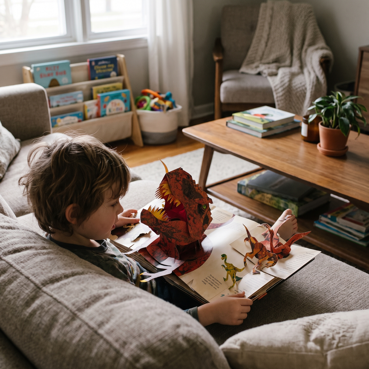 Interaktives 3D-Dinosaurier-Entdeckungsbuch für Kinder