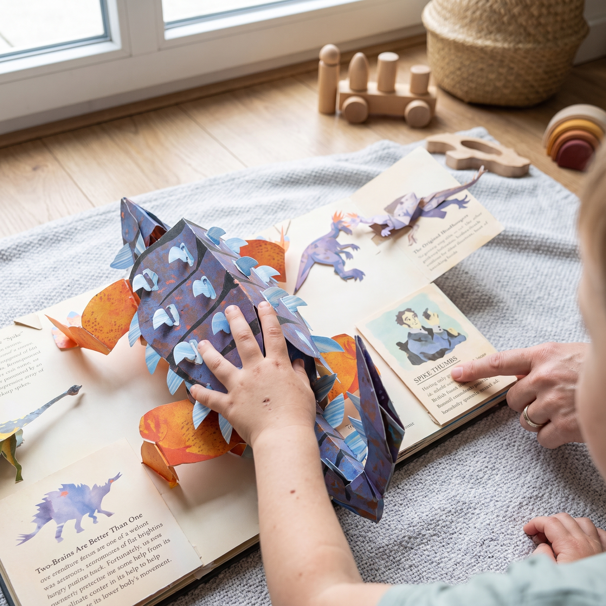 Interaktives 3D-Dinosaurier-Entdeckungsbuch für Kinder