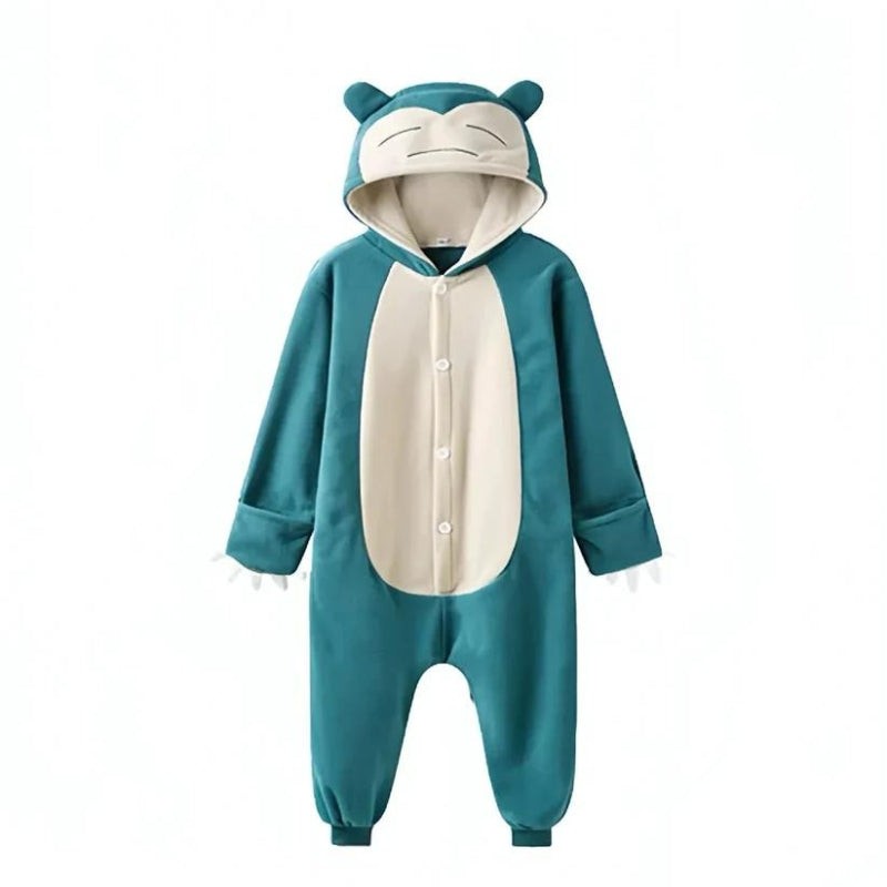 Kapuzen-Charakter-Onesie-Pyjamas für Erwachsene und Kinder