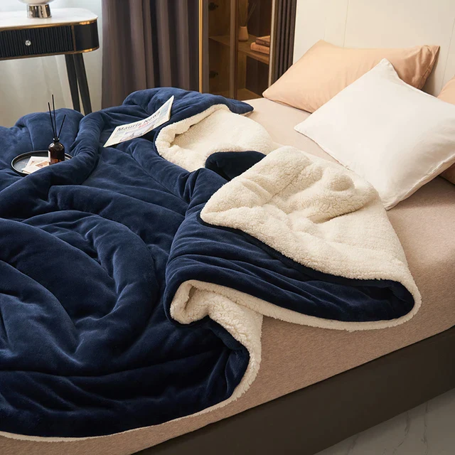 Kuscheldecke aus Flanell-Fleece