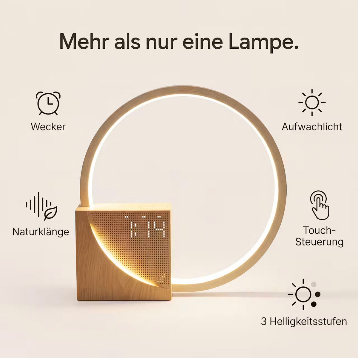 Sonnenaufgangswecker mit 20 Beruhigungsklängen