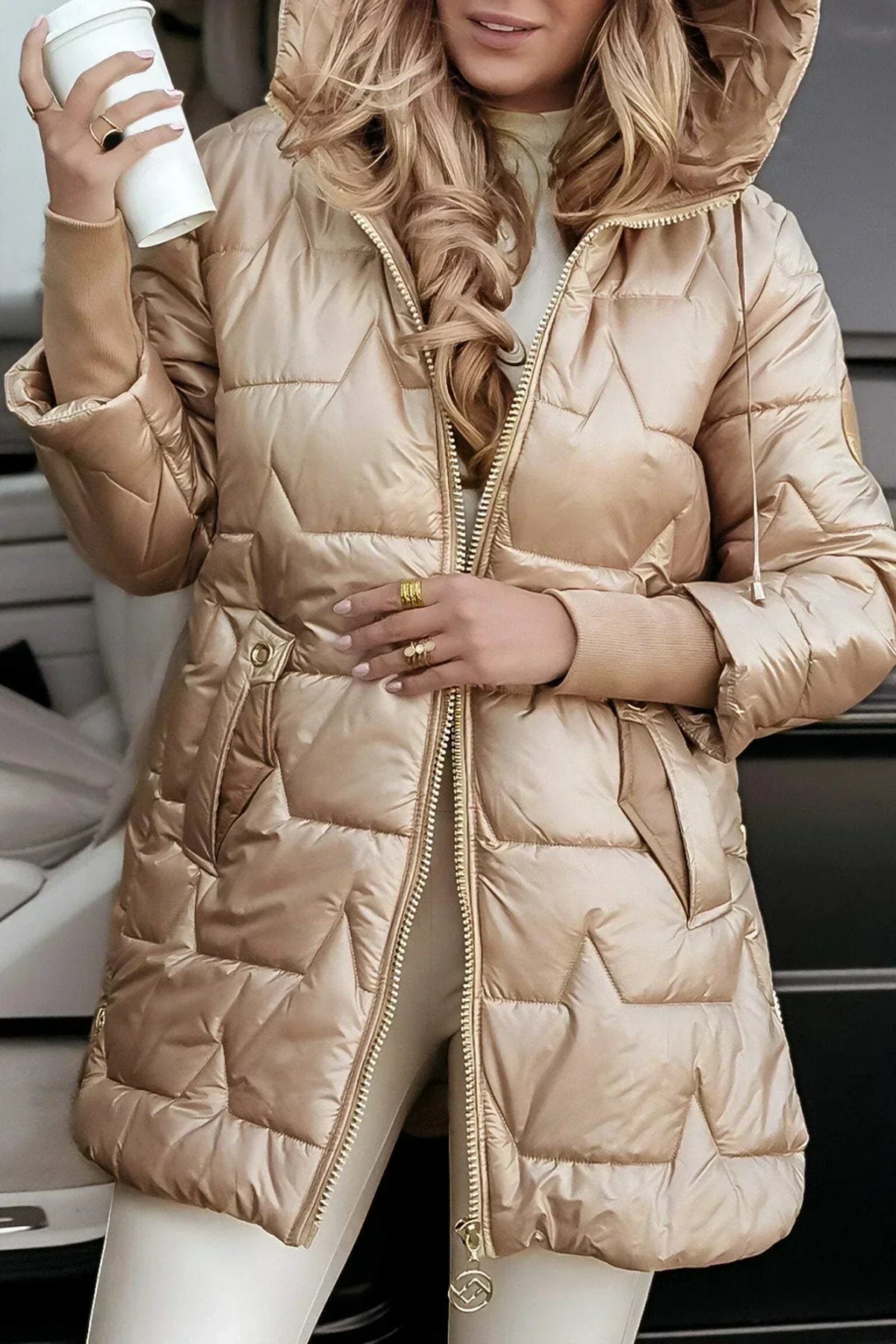 Leona Luxus-Steppjacke