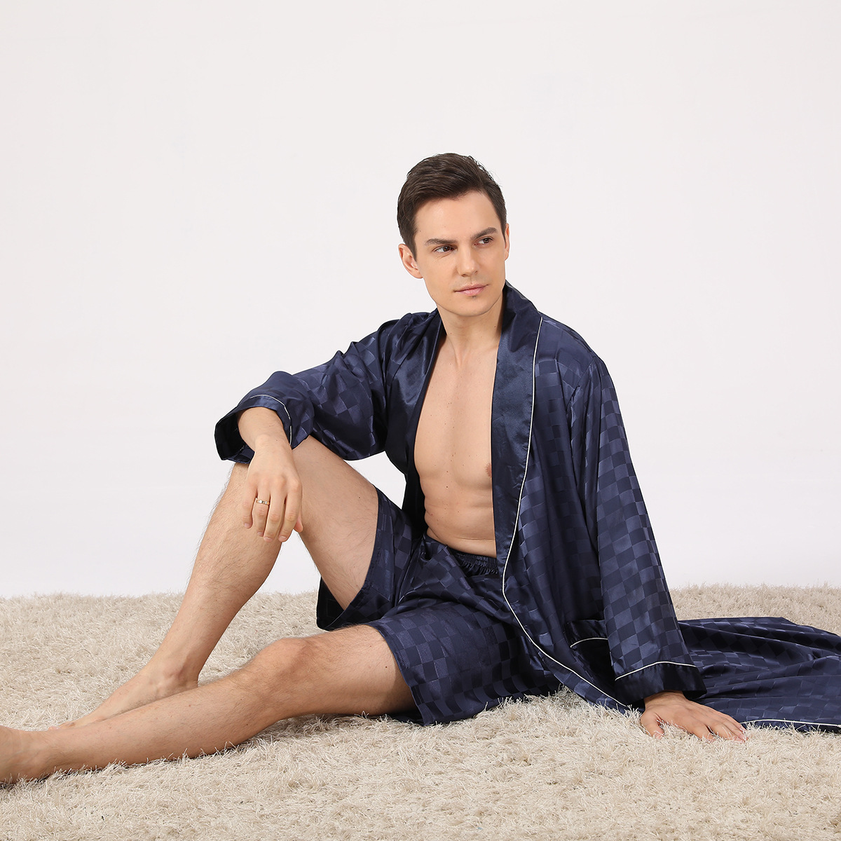Camp Basel | Velorion Langer Kimono-Morgenmantel
