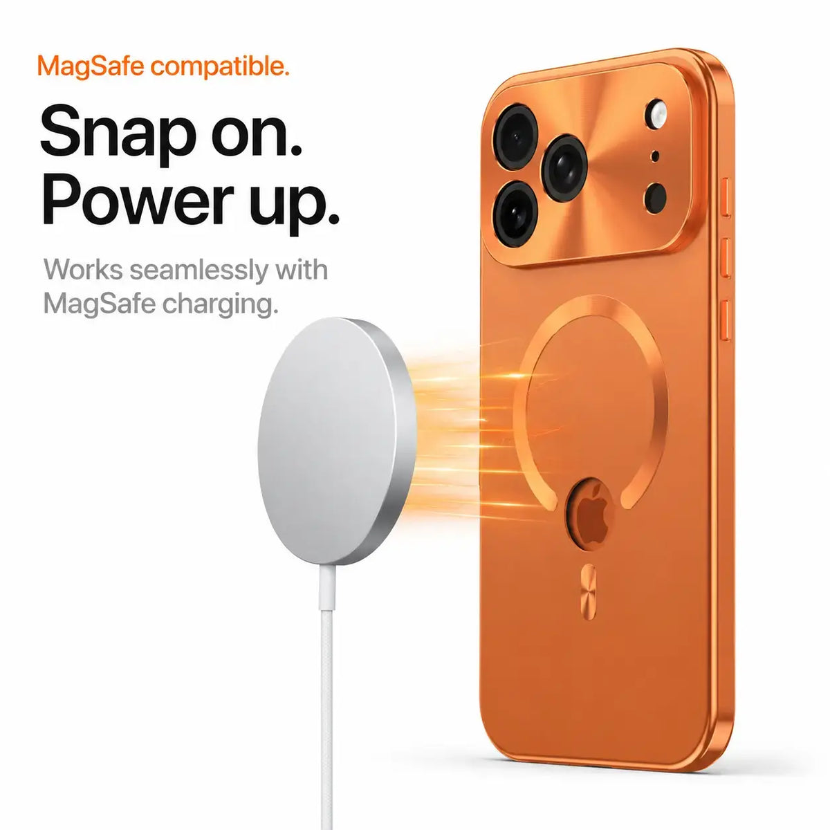 Magnetische iPhone-Hülle mit Metallrahmen und Privacy-Schutz