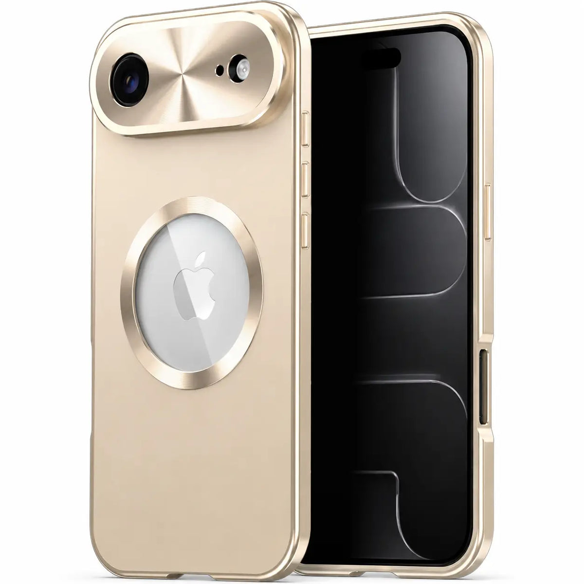 Magnetische iPhone-Hülle mit Metallrahmen und Privacy-Schutz